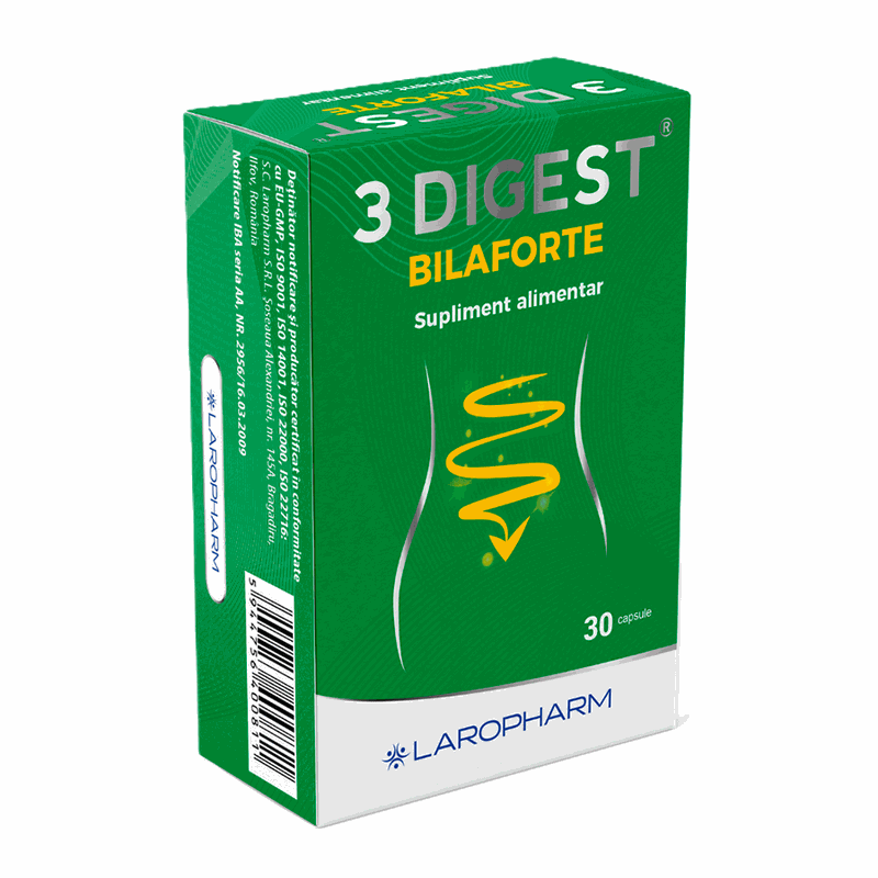 3 Digest Bilaforte x 30cps Laropharm