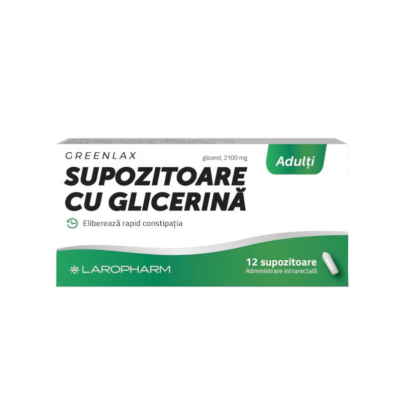 Supozitoare cu Glicerina pt Adulti x 12buc Laropharm