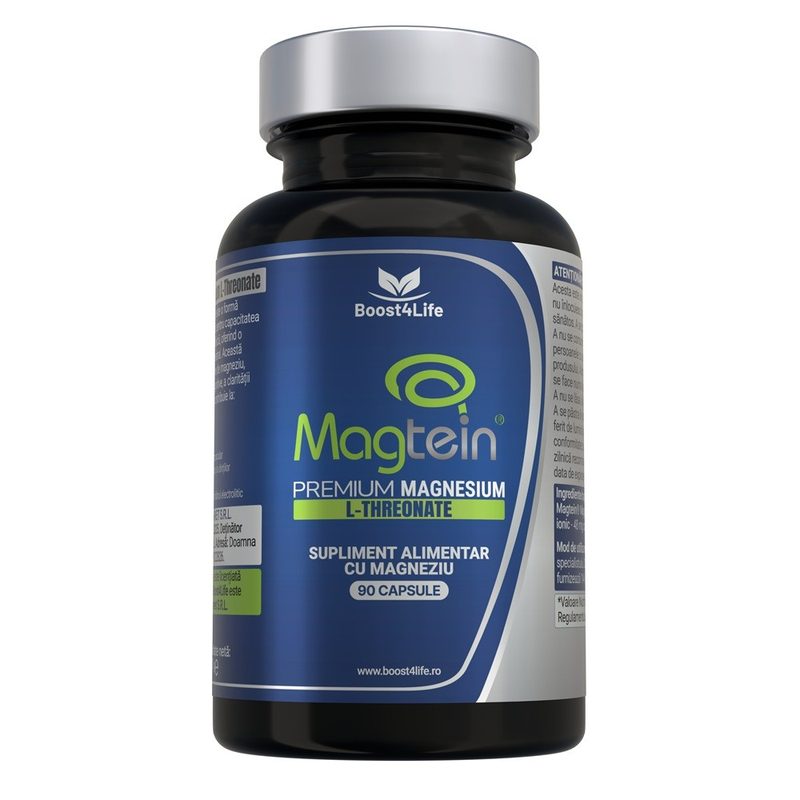 Magtein Magneziu L-Treonat 670mg x 90cps Boost4Life