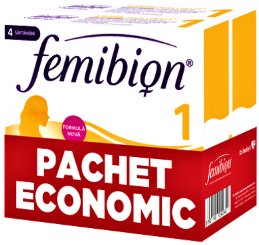 Femibion 1 Planificare si Sarcina Combi Pack 28 cpr+28 cpr- Dr.Reddy's