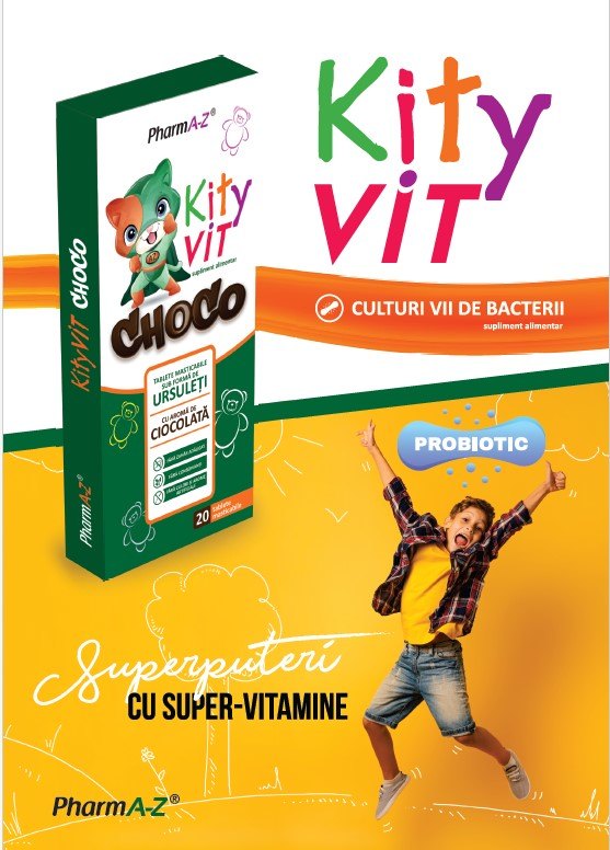 Kity Vit Choco x 20cpr mast Pharm A-Z