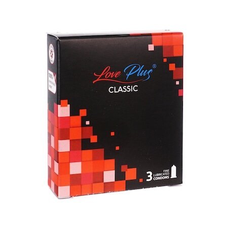 Prezervative Love Plus Classic x 3 Buc