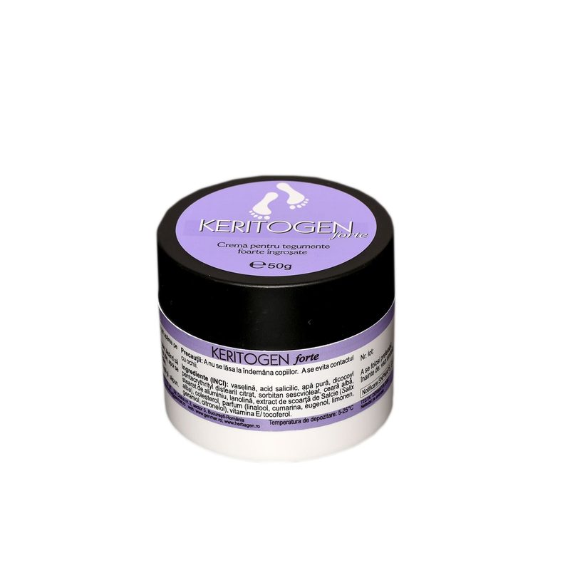 Herbagen Keritogen Forte Crema pt Tegumente foarte Ingosate 50g