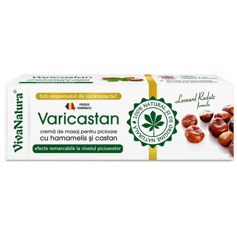Vivanatura Varicastan cu Hamamelis si Castan 75ml