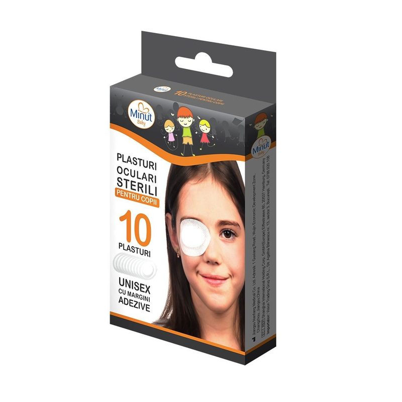 Plasturi Oculari Sterili pt Copii x 10buc Minut 9727