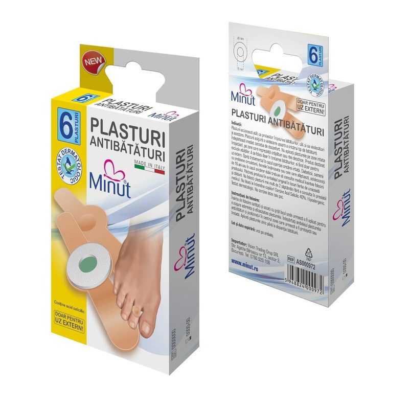 Plasturi Antibataturi x 6buc Minut AS000972