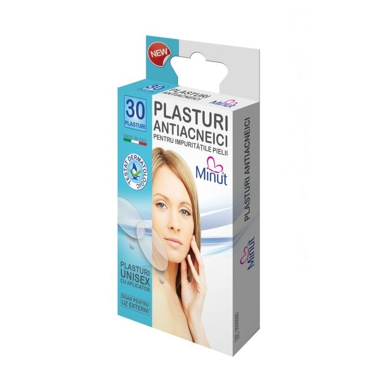 Plasturi Antiacneici x 30buc Minut AA001283