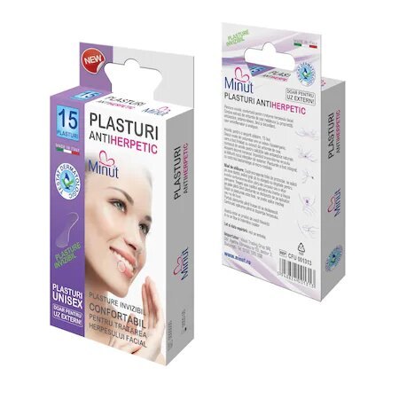 Plasturi Antiherpetici x 15buc Minut CFU001313