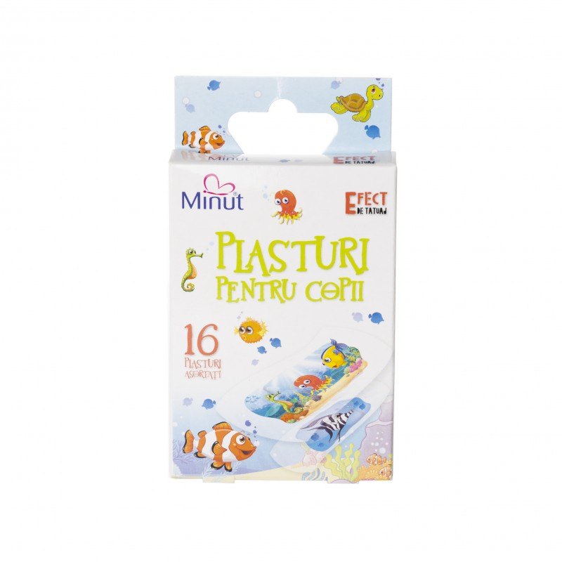 Plasturi pt Copii Tatuaj x 16buc Minut CME001344