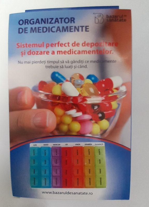 Organizator Medicamente 28 Casete Meddo