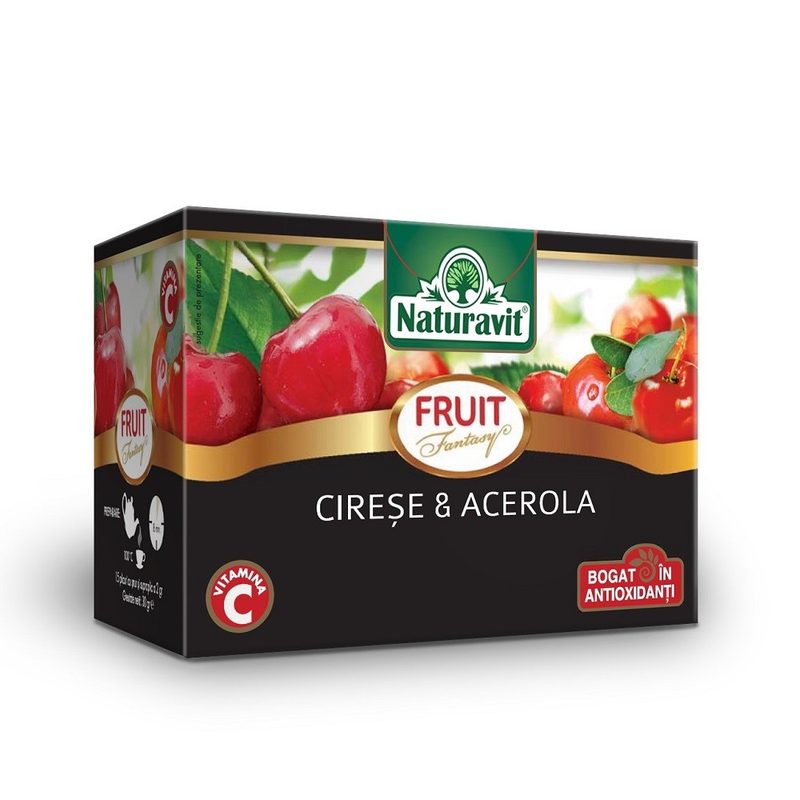 Naturavit Ceai de Cirese si Acerola x 15plic