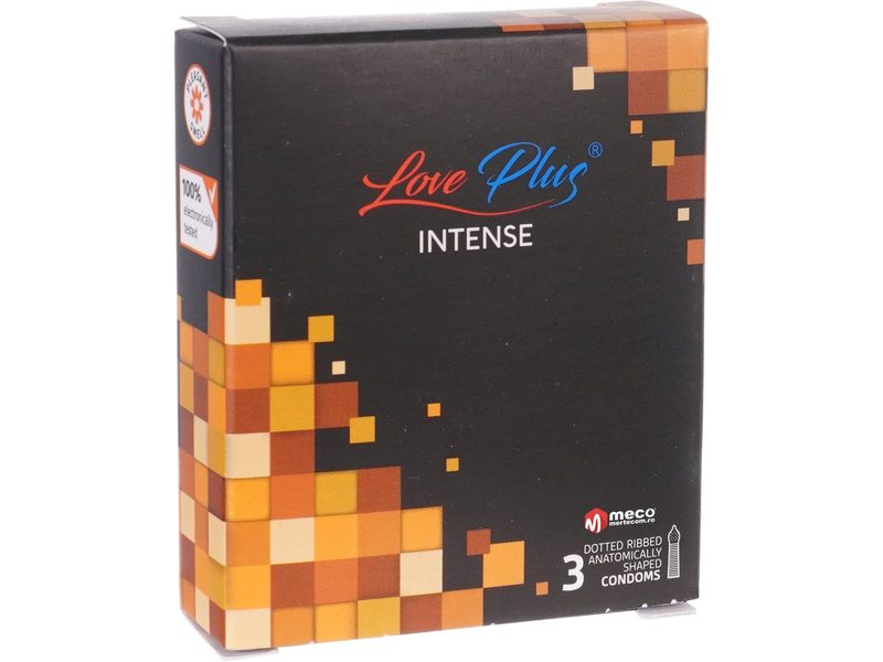Love Plus Prezervative Intens E x 3buc