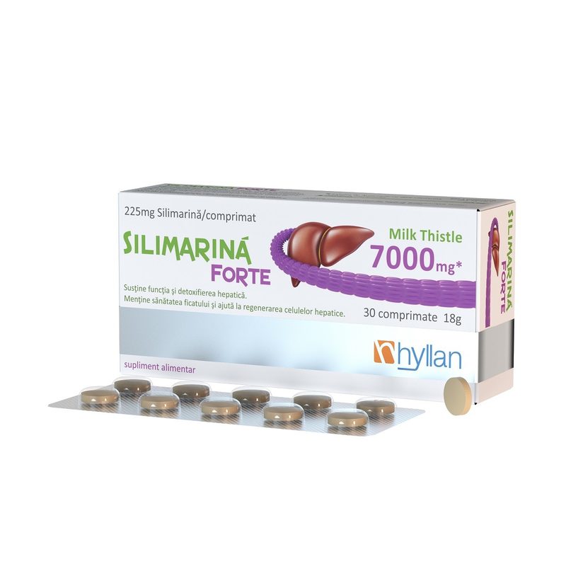 Silimarina Forte 7000mg x 30cpr Hyllan
