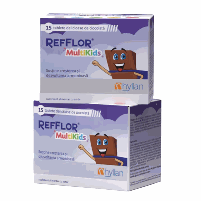 Refflor Multikids x 15tablete ciocolata Pachet Promo 1+1 Hyllan