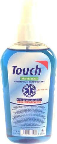 Touch Alcool Sanitar 70% 220ml Touch