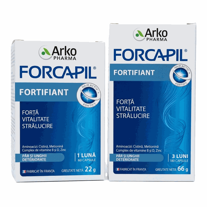 Forcapil Fortifiant x 180cps+60cps Pachet Avantajos