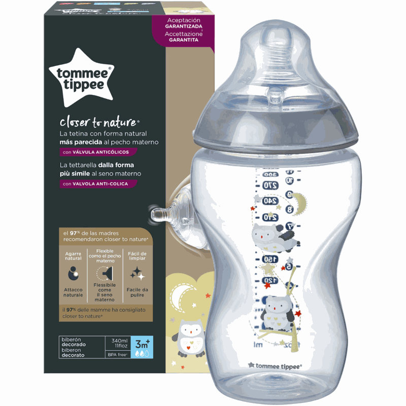 Tommee Tippee Biberon Close To Nature Bufnita 340ml