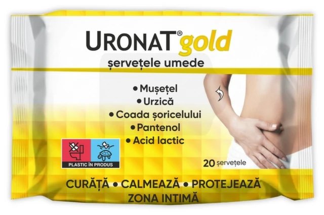 Uronat Gold Servetele Umede x 20buc
