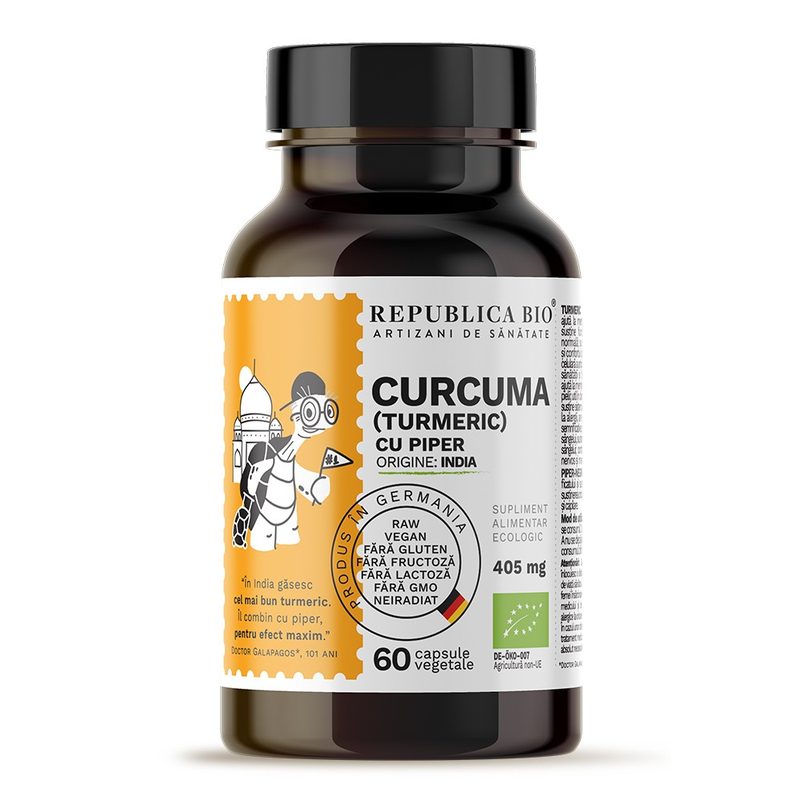 Curcuma 405mg x 60cps Republica Bio