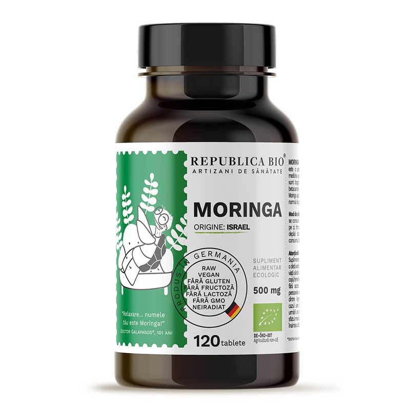 Moringa 500mg x 120cpr Republica Bio