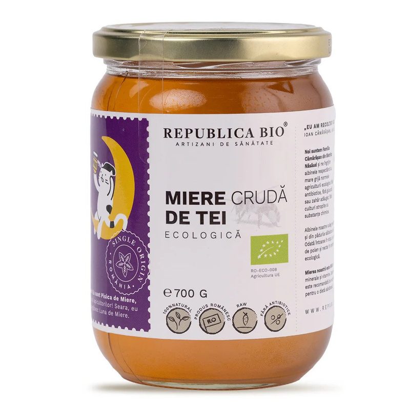 Miere de tei 700g Ecologica Republica Bio