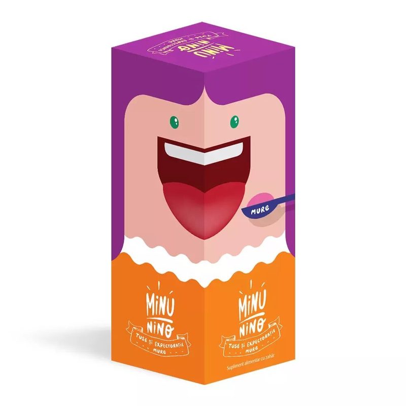 Minunino Sirop Tuse si Expectoratie Mure 100ml Medimow
