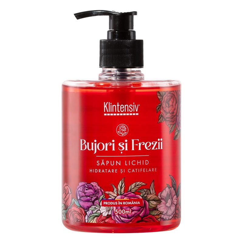 Klintensiv Sapun Lichid Bujori si Frezii 500ml