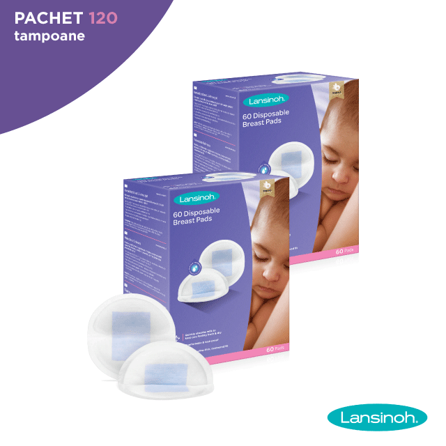 Pachet tampoane san 2 x 60 buc Lansinoh