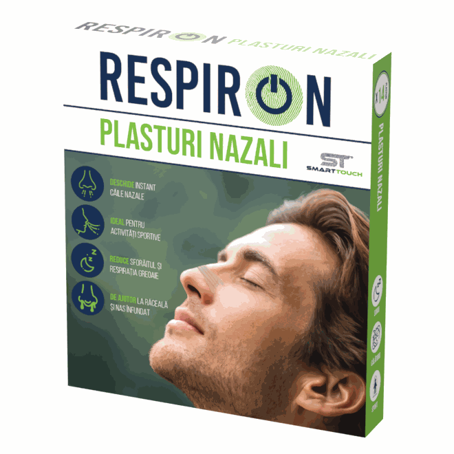 Smart Touch Plasturi Nazali Respiron x 14buc