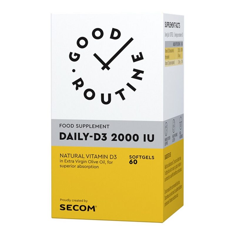 Secom Daily D3 2000UI x 60cps Good Routine
