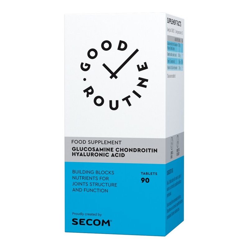 Secom Glucosamine Chondroitin Hyaluronic Acid x 90cpr Good Routine