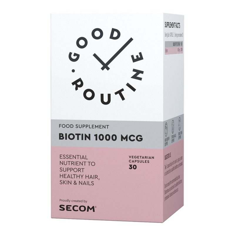 Secom Biotin 1000mcg x 30cps Good Routine