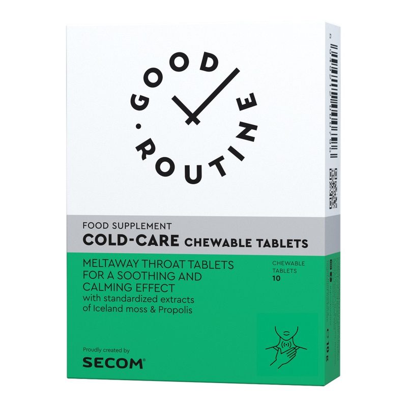 Secom Cold-Care Chewable Tablets x 10cpr supt Good Routine