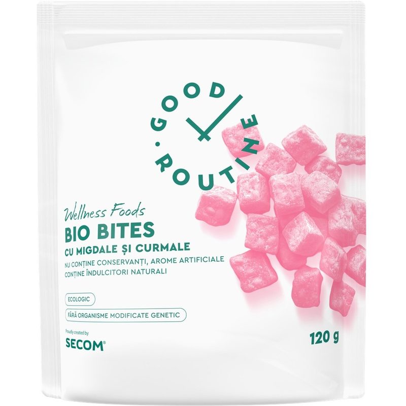 Secom Bio Bites cu Migdale si Curmale 120g Good Routine