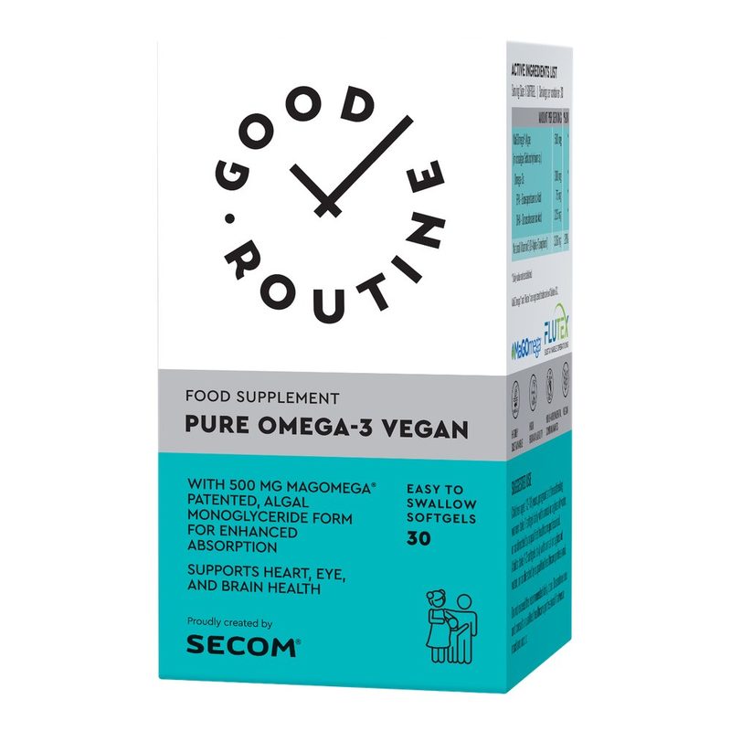 Secom Pure Omega 3 Vegan x 30cps Good Routine