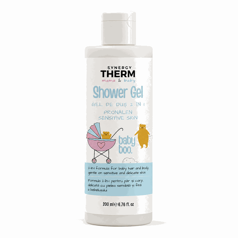 Synergy Therm Mama & Baby Gel de Dus 2 in 1 pt Bebelusi 200ml