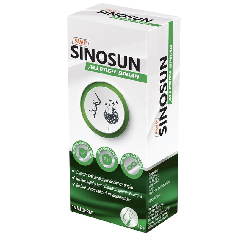Sinosun Allergy Spray 15ml Sun Wave