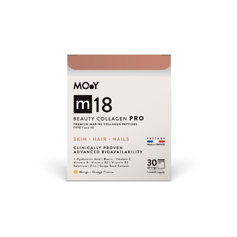 M18 Beauty Collagen Pro Mango Orange 240g Molecules of Youth