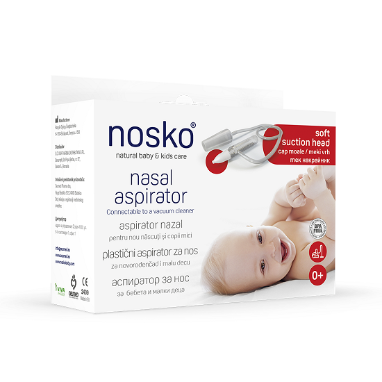 Nosko Baby Aspirator Nazal Actionat cu Gura