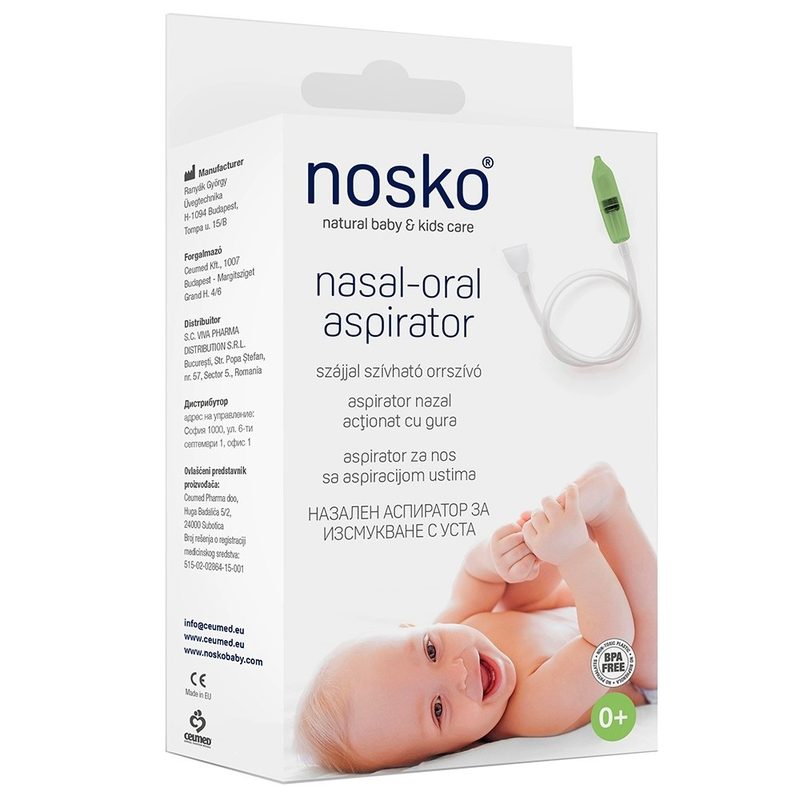 Nosko Aspirator Nazal Mouth Nou Nascuti si Copii +0l