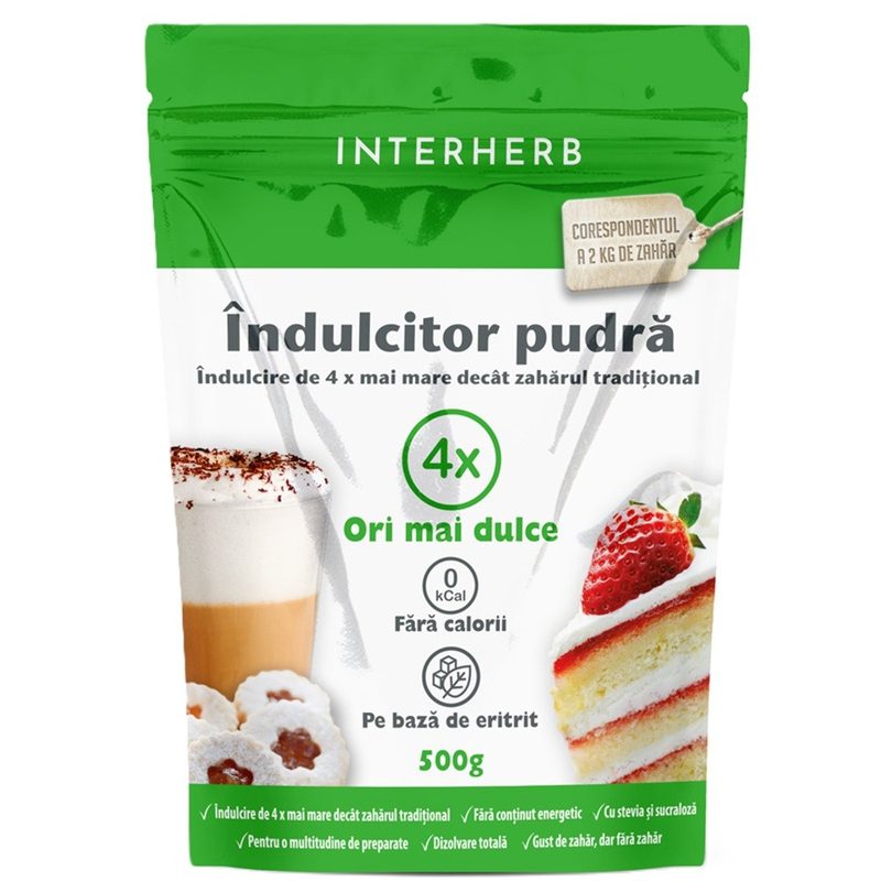 Indulcitor Pudra 500g Interherb