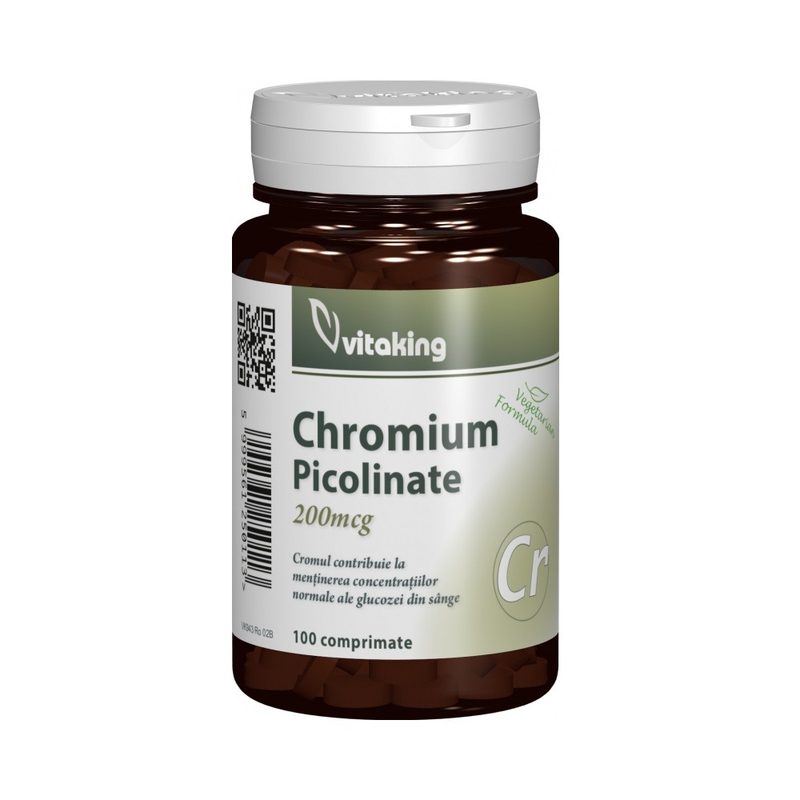 Vitaking Picolinat de Crom 200mcg x 100cpr