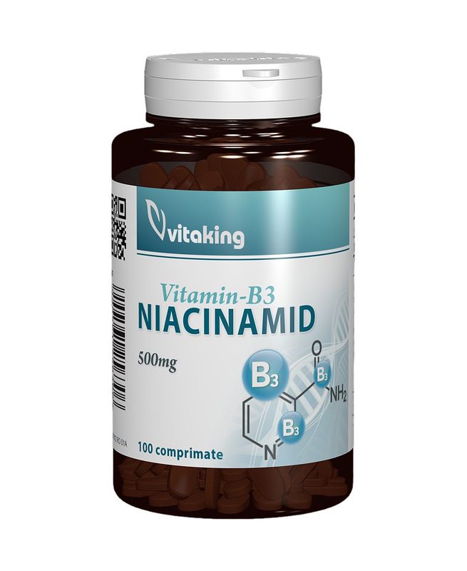 Vitaking Vitamin B3 (Niacinamid) 500mg x 100cpr