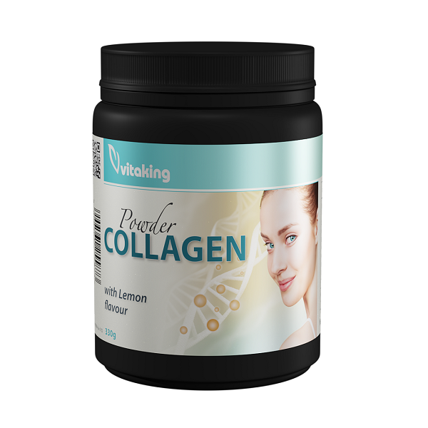 Vitaking Pudra Colagen plus vitamina C cu Gust de Lamaie 330g