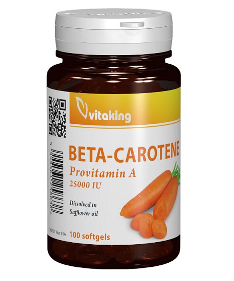 Vitaking Betacaroten Natural 25000UI x 100cps