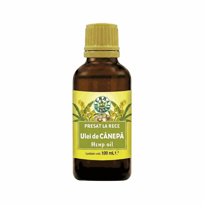 Herbavit Ulei Canepa Presat la Rece 100ml
