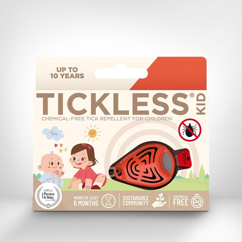 Tickless Kid Rosu Repelent Ultrasonic