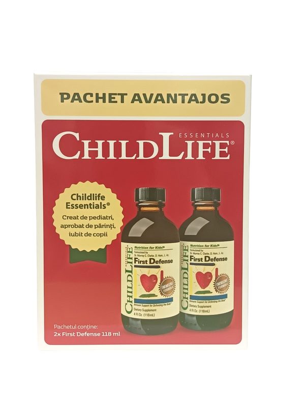 Secom First Defense Sirop 2 x 118ml Pachet Avantajos Child Life