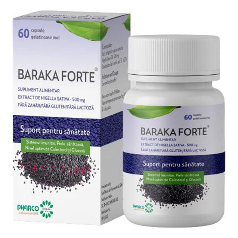 Baraka Forte 500mg x 60cps moi Pharco
