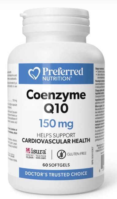 CoQ10 150mg x 60cps moi Preferred Nutrition